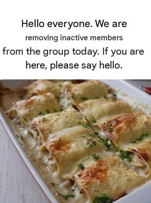 Hi everyone. Today we are removing inactive members from the group. If you are here, please say hello.
